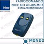 Telecomando Radiocomando NICE Quarzato 40.685 MHZ AUTO LEARN 2Tasti  BT1K BT2K 