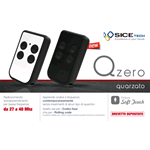 TELECOMANDO RADIOCOMANDO TX4 Q.ZTO QZERO MULTIFREQUENZA PER QUARZATI BLACK DA 27 A 40 MHZ CODICI FISSI E ROLLING CODE