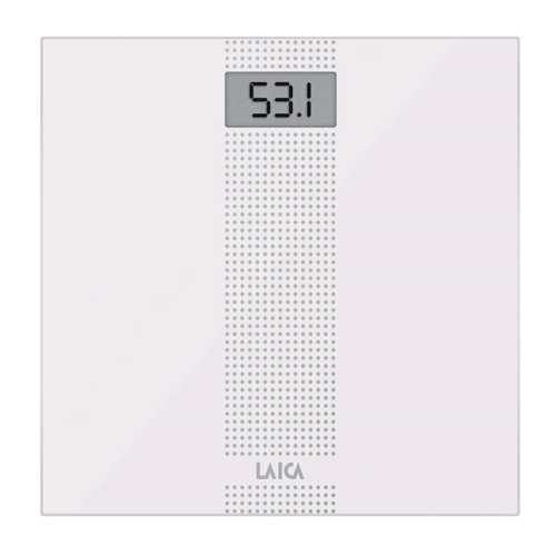 PESAPERSONA LAICA PS1054W ELETTRONICA 180KG/0.1KG VETRO 6MM LCD BIANCO  LAICA