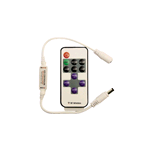 KIT RICEVENTE COn TELECOMANDO RF 433 MHz PER STRISCE LED SINGOLO COLORE  5V-24V FUNZIONE DIMMER 