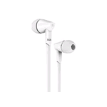 AURICOLARE STEREO IN EAR PER MP3 / CELLULARI  JACK 3,5MM CAVO FLAT BIANCO  