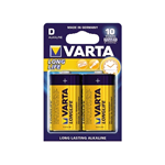 PILA TORCIA ALKALINE LONGLIFE EXTRA LR20 D BL2PCS
