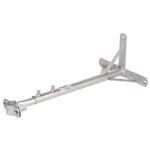 SUPPORTO DA PARETE  PER PALO ANTENNA Distanza minima dal muro: 550 mm | Distanza massima dal muro: 950 mm | Morsetto diametro: 32-42 mm | Acciaio | Argento