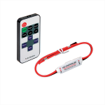 LED Dimmer per Strip LED RF MINI LED DIMMER 5A WITH REMOTE CONTROL 5-24VDC 