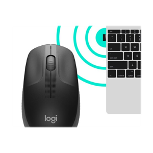 Mouse Logitech M190 Wireless schwarz (910-005905)