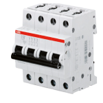 Interruttore magnetotermico 4 Moduli 4Poli 16A 6 kA, Curva C S204 C16 ABB S529211