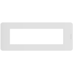 Placca MatixGO 7 moduli - Bianco - materiale tecnopolimero JA4807JW