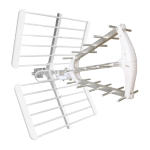 Antenna direttiva uhf con dimensioni ridotte e attacco f - 18 elementi - 11db - con filtro 5g