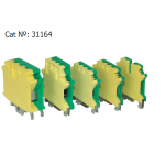 MORSETTIERA PER GUIDA DIN  16JD GIALLO/VERDE 16MM 108A