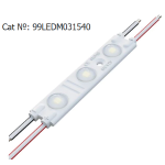 MODULO 3 LED 3LED OPTIC LENS LED MODULE 12V 1.5W 4000K 240LM