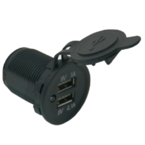 Doppia presa usb da pannello 2.1a + 1a