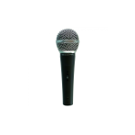 Microfono dinamico Tipo Gelato unidirezionale particolarmente indicato per il canto e parlato Corpo in metallo pressofuso con interruttore on off e cavo XLR - jack 6.35mm da 5 m in dotazione