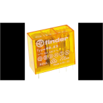 Relè di potenza Finder serie 40 Series, DPDT, 2 Contatti bobina 12V ca, Montaggio su circuito stampato