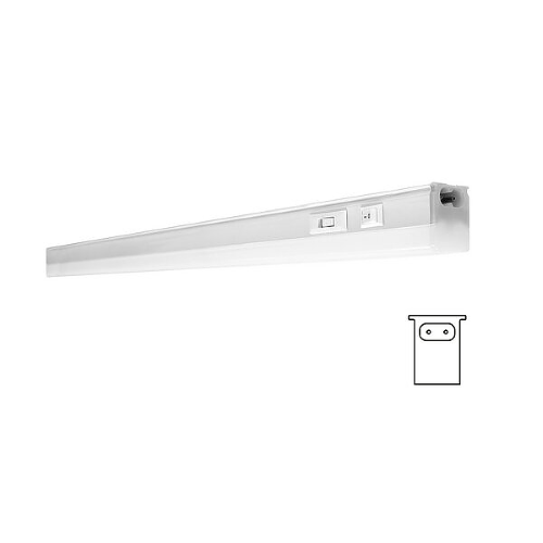 Plafoniera T5 LED Reglette 18W 2000 LUMEN 3000-4000-6500K CON INTERRUTTORE 1178x23x30.5