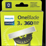 Lama di ricambio OneBlade 360 confezione tripacco, 3 pz X659382 QP430/50 KIT TESTINA ONEBLADE 