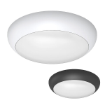 Plafoniera in policarbonato ad alta resistenza IK10 GIADA II 325mm CCT 12-16-20 W-1450-2000-2500lm-3000-4000-6500K