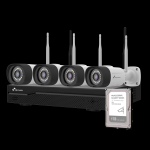 NV-KIT1030W6-4CAM-1TB Nivian WiFi6 3Mpx Kit NVR 10ch + 4 Cameras + 1TB HDD