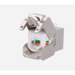 PRESA KEYSTONE CAT6 Connettore per cavi RJ45 FTP KS6-FTP-TL180 FTP Connector Cat6 Cable Toolless 180º Facile installazione senza necessità di strumenti