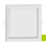 PANNELLO LED QUADRATO 23,5X23,5 FORO 21X21 18W 1620 LUMEN 4000K BIANCO 120°