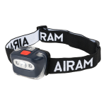 LAMPADA DA TESTA CON INCLINAZIONE REGOLABILE 3W 200LM CREE 3XLR03