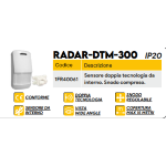 RIVELATORE ANTI INTRUSIONE  DA INTERNO DOPPIA TECNOLOGIA CON SNODO PORTATA 15 MT KROS 