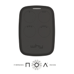 Radiocomando why evo noa multifrequenza ad autoapprendimento Licorice Black Multifrequenza compatibile con oltre 50 marchi presenti sul mercato.Sostituisce Radiocomandi a codice fisso e Rolling Code.Un unico radiocomando per aprire fino a 4 automatismi.-