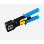 Pinza crimpatrice Tipo di cavo compatibile: EZ-RJ45, RJ11, RJ12, RJ22 Contiene lama per il taglio e la pelatura del cavo Compatibile con connettore CON300-CAT6-EZ, CON-300e cavi UTP5E-300 / UTP5E-300-H / UTP6E-300 / UTP6E-300-H