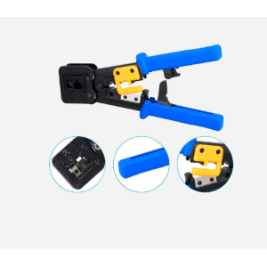 Pinza crimpatrice Tipo di cavo compatibile: EZ-RJ45, RJ11, RJ12, RJ22 Contiene lama per il taglio e la pelatura del cavo Compatibile con connettore CON300-CAT6-EZ, CON-300e cavi UTP5E-300 / UTP5E-300-H / UTP6E-300 / UTP6E-300-H