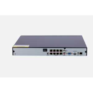 NVR per telecamere IP gamma B2 8CH Porte PoE / Compressione H.265S / 2HDD Risoluzione fino a 8Mpx / Larghezza di banda 80Mbps Rilevamento del volto, Metadati video Intelligenza artificiale fino a 2CH