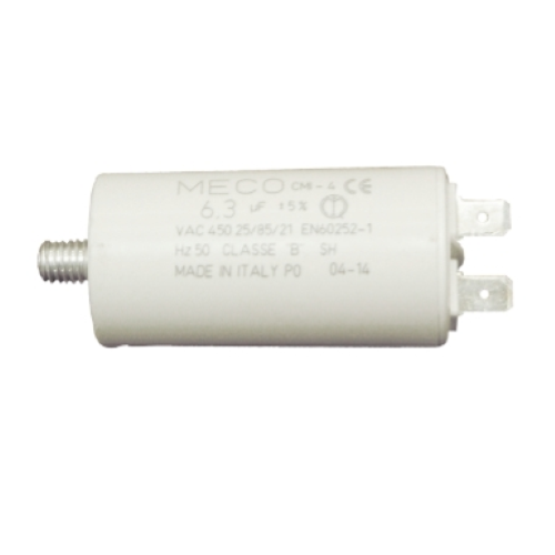 Condensatore monofase per l'avviamento e marcia motori 12,5uf/450v