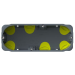 Scatola 6 moduli (7 moduli per Livinglight) da incasso, per pareti in cartongesso e a doppia lastra, per l’installazione delle serie civili - dimensioni 183x71x52 mm