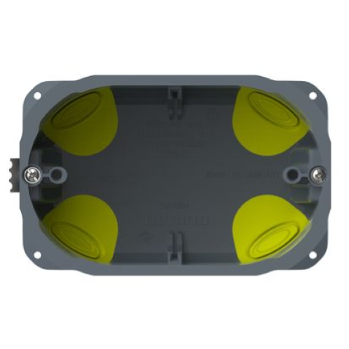 Scatola 3 moduli da incasso, per pareti in cartongesso e a doppia lastra, per l’installazione delle serie civili - dimensioni 110x71x52 mm