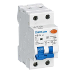 Interruttore MTD Magnetotermico differenziale 10A tipo A 30 mA curva C 1P+N 6kA 2M NB1L2/C10-1PN-6-A30 - Chint