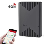 Localizzatore GPS con connettività 4G LTE idoneo per uso in auto e personale (ad esempio per escursionisti), dotato di tracciamento in real-time, ascolto ambientale, Geofence, grado di protezione IP65 e base magnetica per il fissaggio. App dedicata per il