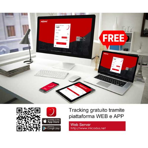 Localizzatore GPS con connettività 4G LTE idoneo per uso in auto e personale (ad esempio per escursionisti), dotato di tracciamento in real-time, ascolto ambientale, Geofence, grado di protezione IP65 e base magnetica per il fissaggio. App dedicata per il