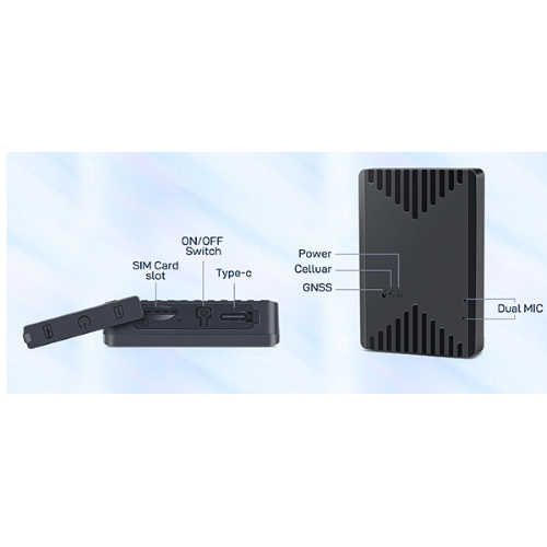 Localizzatore GPS con connettività 4G LTE idoneo per uso in auto e personale (ad esempio per escursionisti), dotato di tracciamento in real-time, ascolto ambientale, Geofence, grado di protezione IP65 e base magnetica per il fissaggio. App dedicata per il