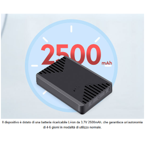 Localizzatore GPS con connettività 4G LTE idoneo per uso in auto e personale (ad esempio per escursionisti), dotato di tracciamento in real-time, ascolto ambientale, Geofence, grado di protezione IP65 e base magnetica per il fissaggio. App dedicata per il