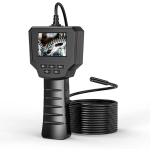 Endoscopio Digitale HD 2,4": perfetto per ispezioni dettagliate, questo dispositivo offre un display IPS HD chiaro e una sonda semirigida da 5 metri. Con una messa a fuoco fissa a 8 cm e protezione IP67, è ideale per ambienti umidi e spazi difficili da ra