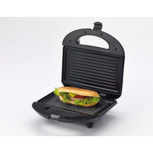 Piastra Elettrica Toast & Grill Easy Nuovo sandwich maker di Ariete, con piastre rigate antiaderenti , ideale per preparare in pochi minuti ottimi panini, hot dog, hamburger, ma anche verdure e carni grigliate. Dotato di spia accensione e pronto temperatu