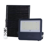 FARO LED SOLARE DA ESTERNO 2400LM CON PANNELLO IP65 4000K+PANNELLO SOLARE