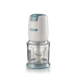 Tritatutto , Chopper, 400W, Capacità 700ml, 4 lame in acciaio inox, 2 velocità, Base antiscivolo, White & Aegean Teal Ariete Breakfast 437 