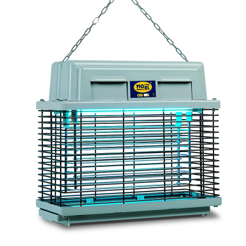 ELETTROINSETTICIDA CRI CRI PLC 15W 230V 50HZ IMQ Dotato di 1 lampada UV-A di 15 W e un raggio d’azione di circa 8-10 m.