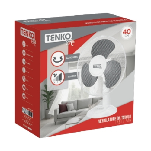 VENTILATORE TAVOLO PALA 40CM
