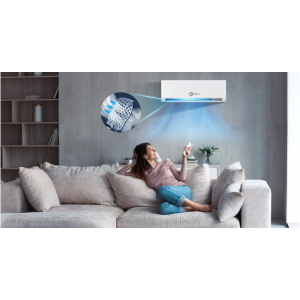 Condizionatore Diloc Ionio 12000 Btu D.IONIO12000 R-32 Wi-Fi Integrato Classe energetica di riscaldamento: A+++ Classe energetica di raffreddamento: A++