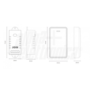 Kit Interruttore Wireless switch 230V controllo remoto wireless pulsante cinetico