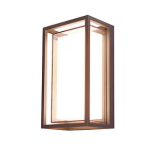 Applique LED IP65 Rettangolare 12W 1200LM CCT Switch Corten
