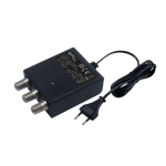 Alimentatore Antenna TV switching da interno con attacco f 450 ma 2 uscite